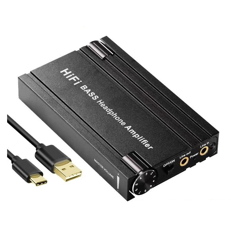 Microware Headphone Amplifier - 16-600Ω Rechargeable 3.5mm