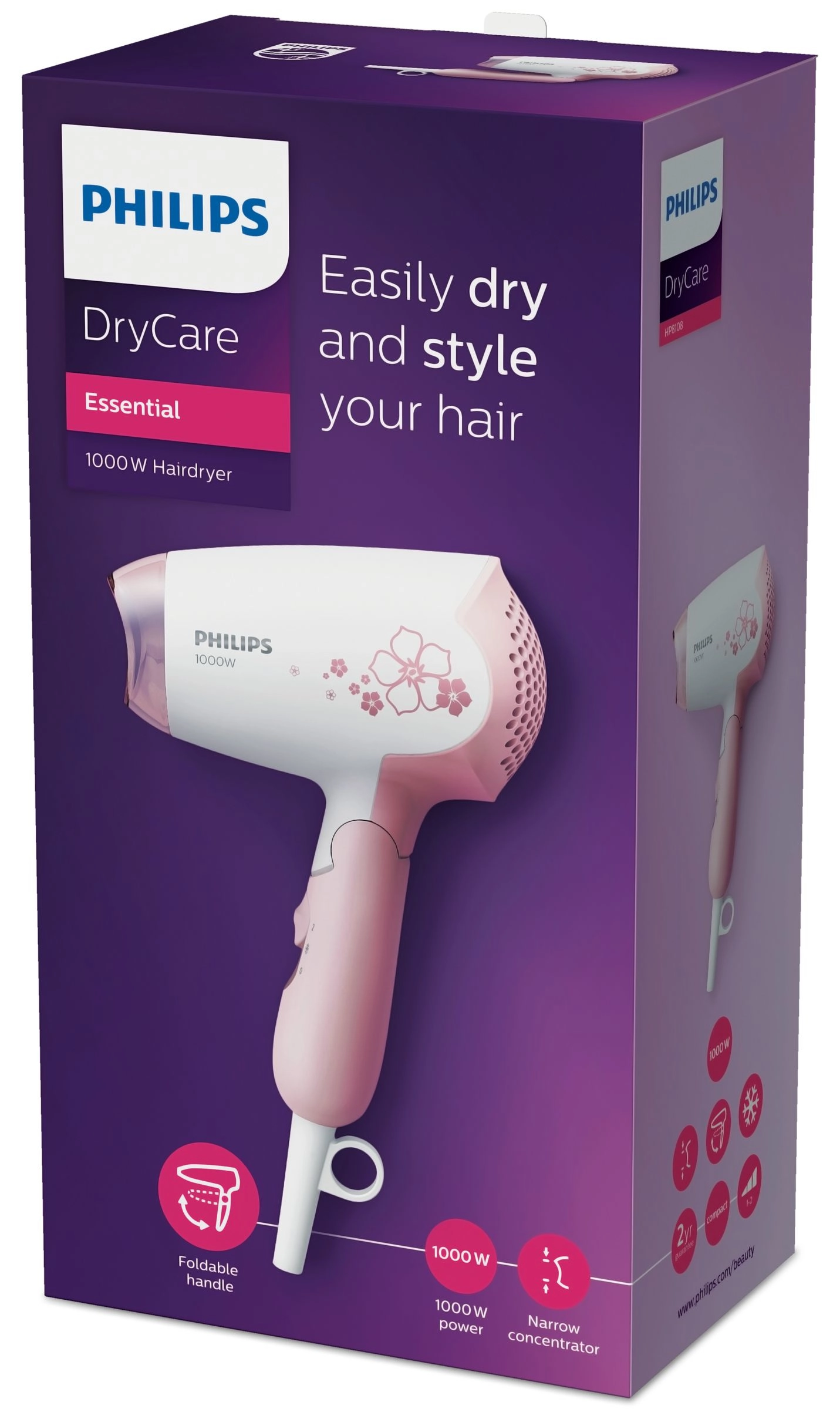 HP8108 - 1000W Hair Dryer