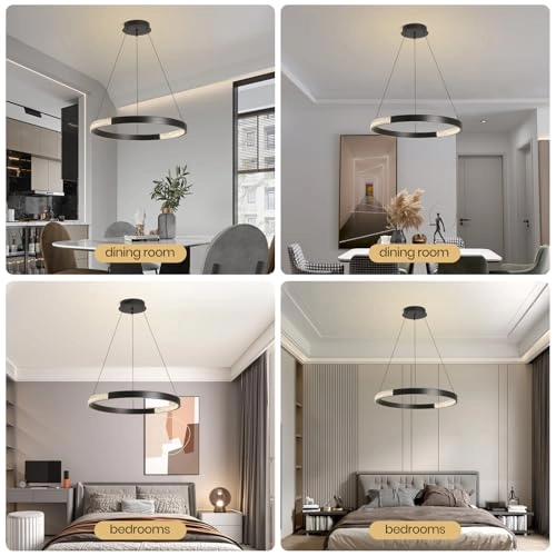Modern LED Bedroom Chandelier - Dimmable
