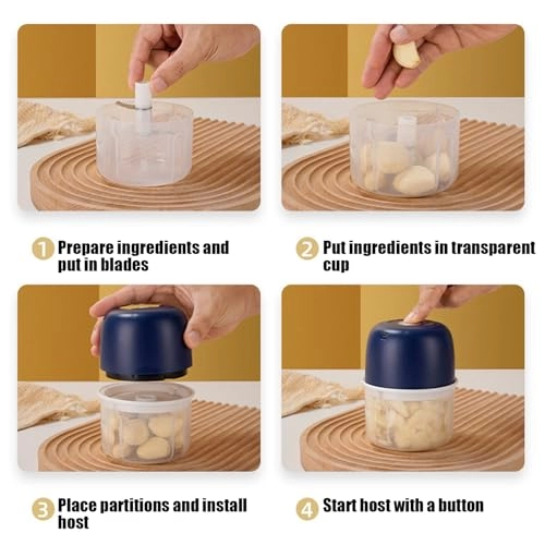 Electric Garlic Mincer - USB Charging