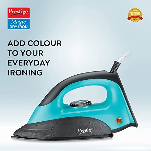 Magic Dry Press Iron - 1000 watts Blue