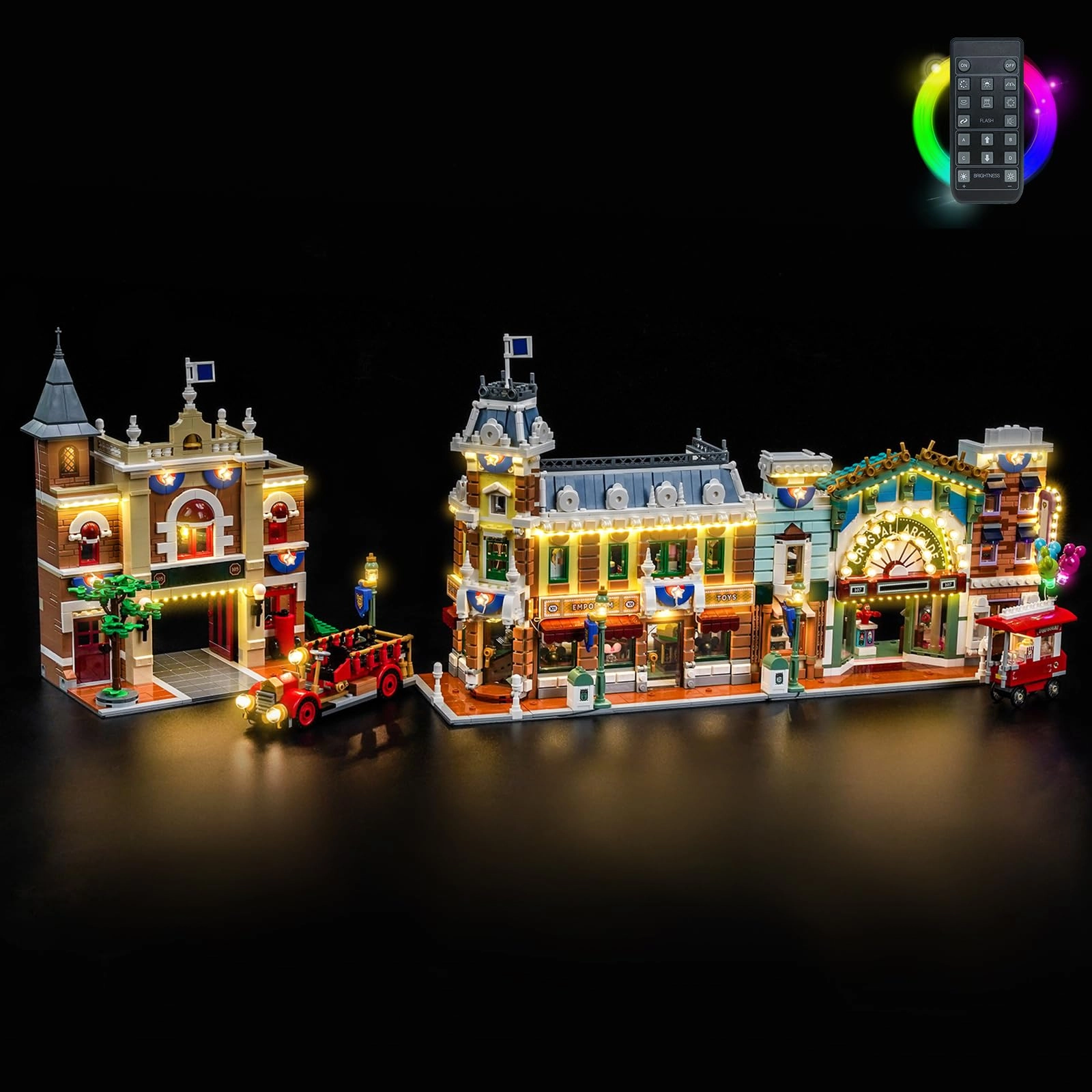 LocoLee Light kit Compatible with Lego Main Street, U.S.A. - 43302 RC Version