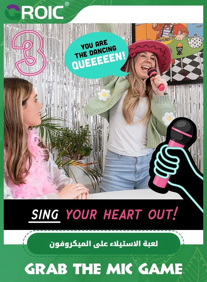 Music Grab Game - 125 Cards 250 Song Lyric 2-10 Players