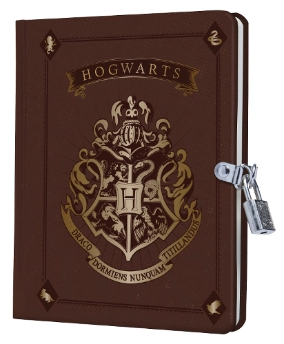 Insight Editions Hogwarts Lock & Key Diary - 192 Pages 5.25 x 6.625-inch