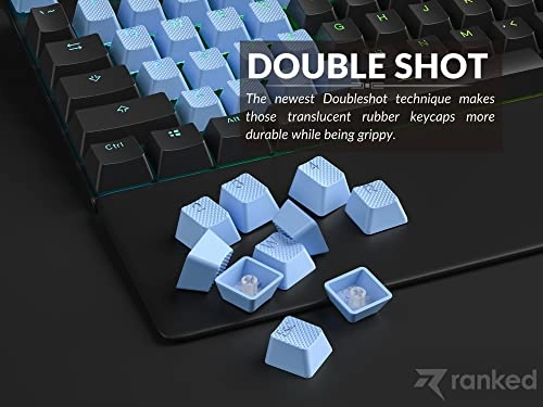 Rubber Keycap Set - OEM Profile Pistachio 23 Keys