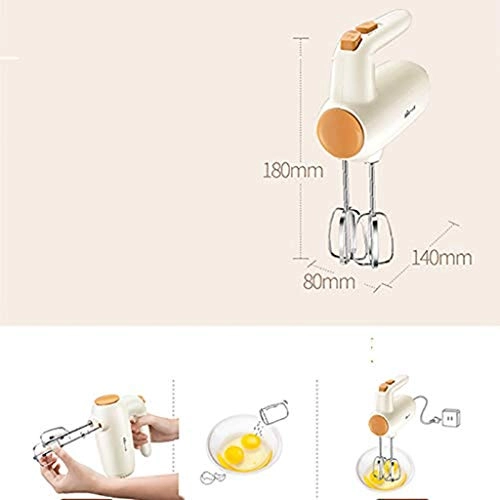 Handheld Electric Egg Beater - High Power 5-speed Turbo