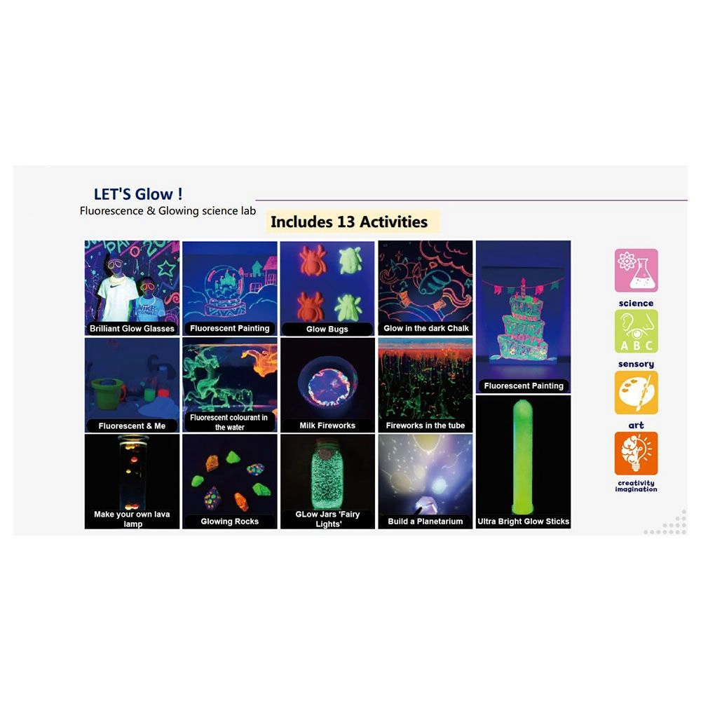 DIY STEM Glow in the Dark Craft Kit - 5+ years
