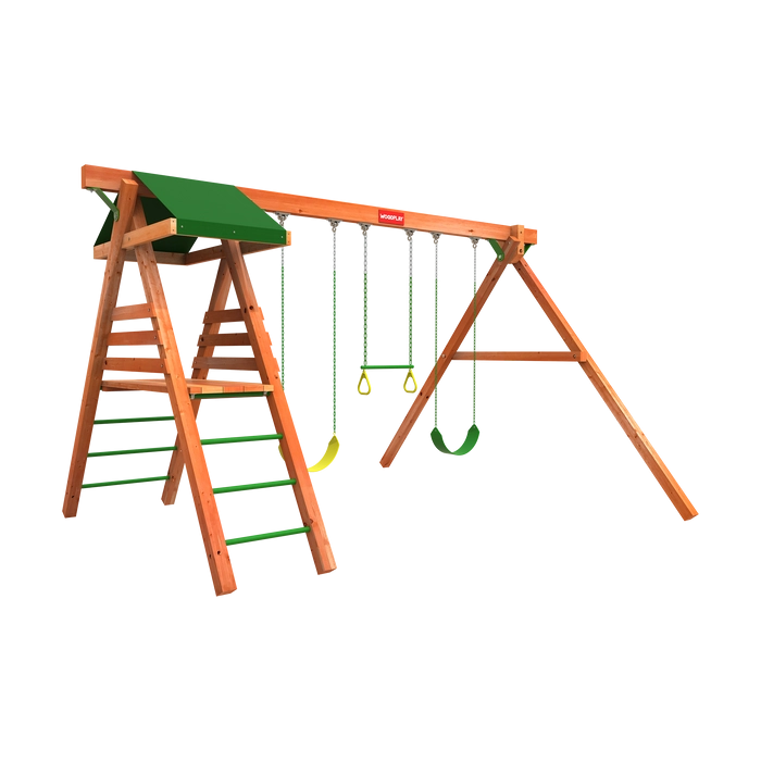 WOODPLAY Jungle Climber - 14'3" x 11'9" x 8' 2+