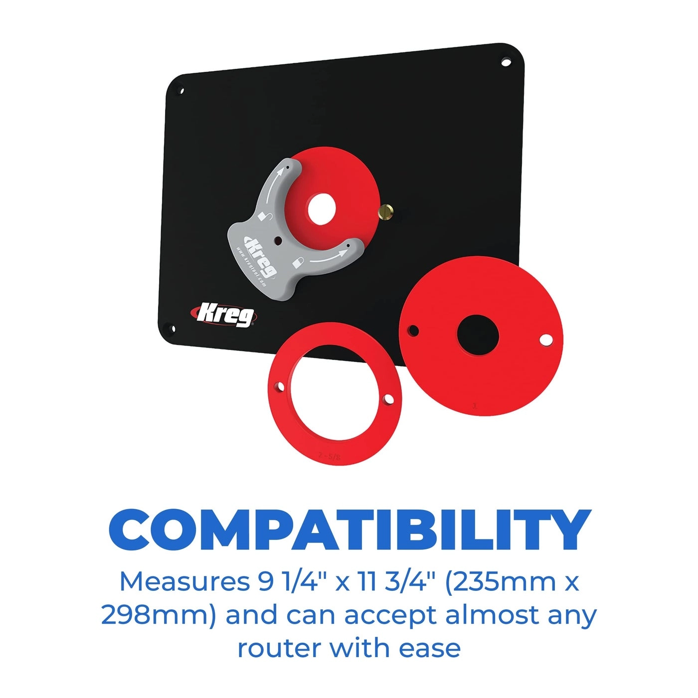 PRS4038 Precision Router Table Insert Plate - Undrilled