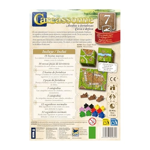 Carcassonne: Sieges et Fortresses (Spanish)