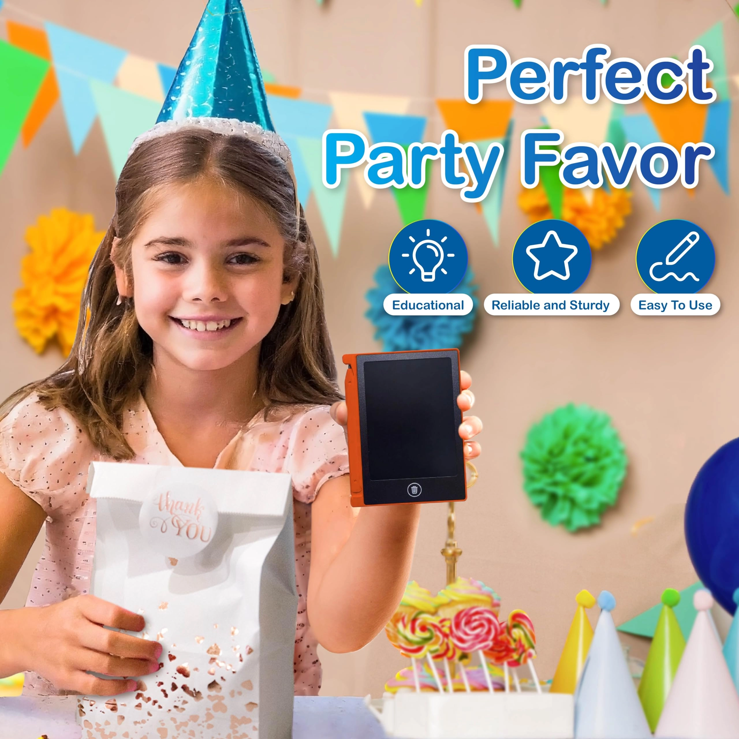 Mini LCD Writing Tablet - 12 pcs