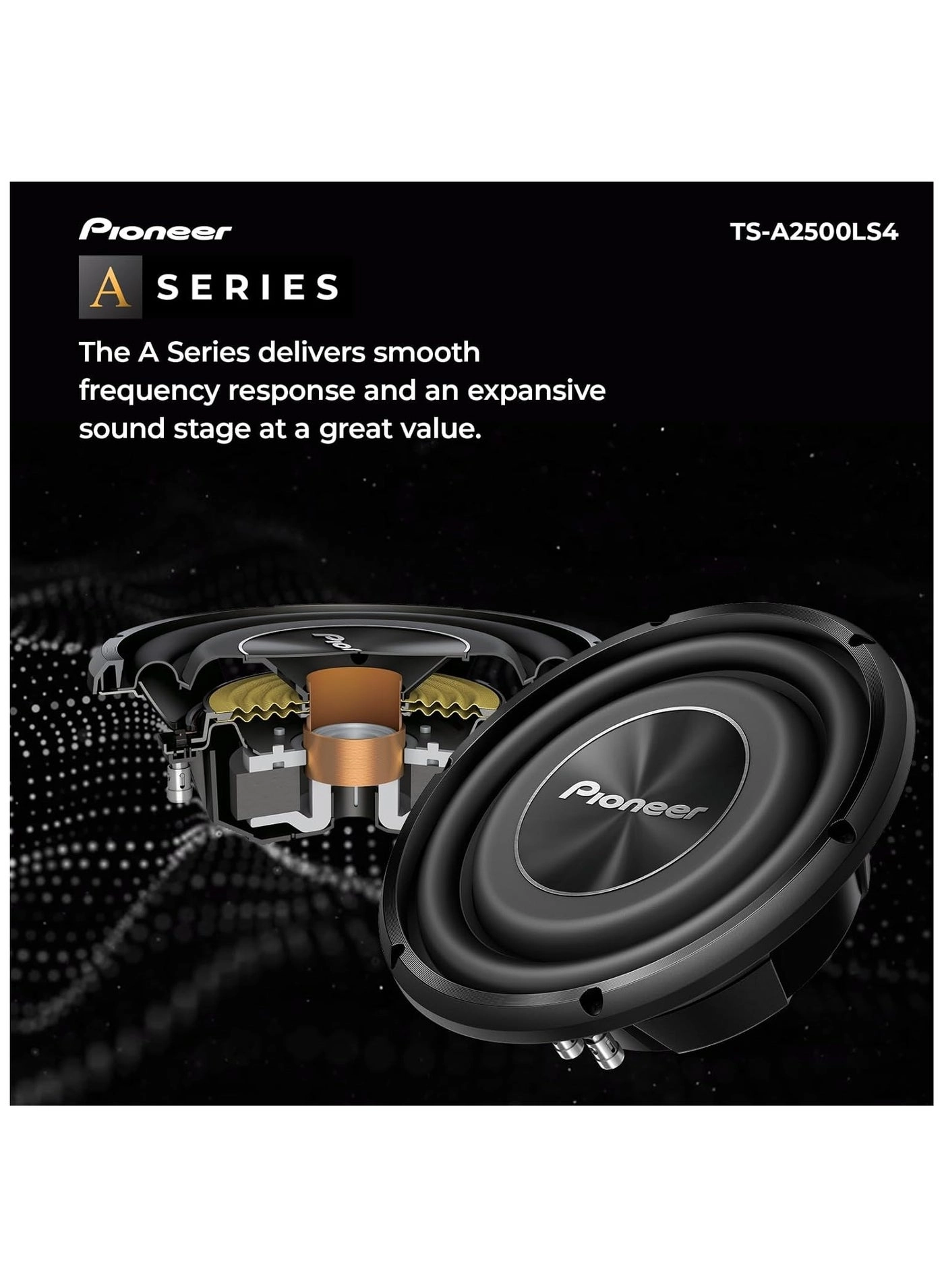 TS-A2500LS4 - 10 inch Shallow Mount