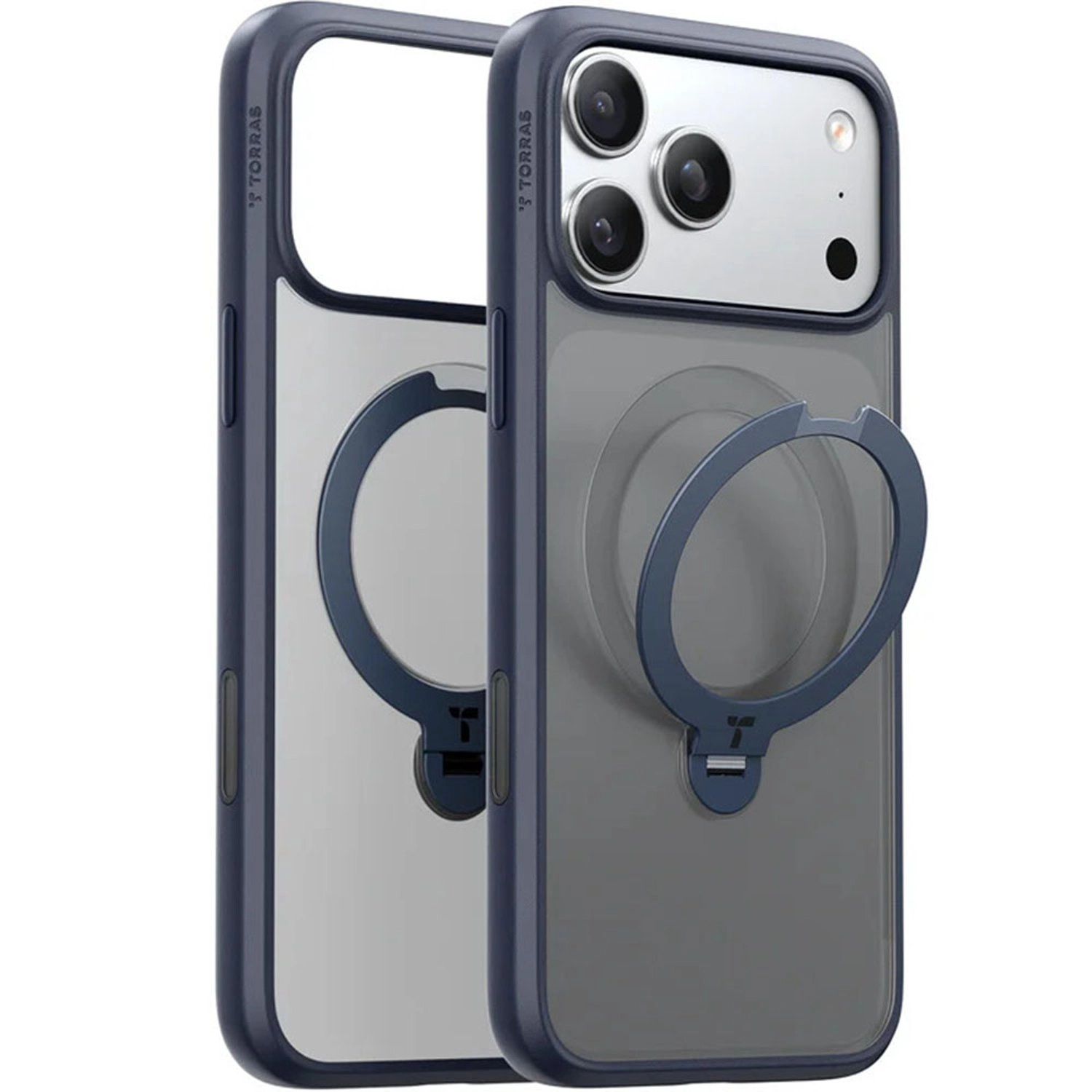 Torras Ostand Spin Silicone Case with MagSafe for iPhone 17 Pro Max