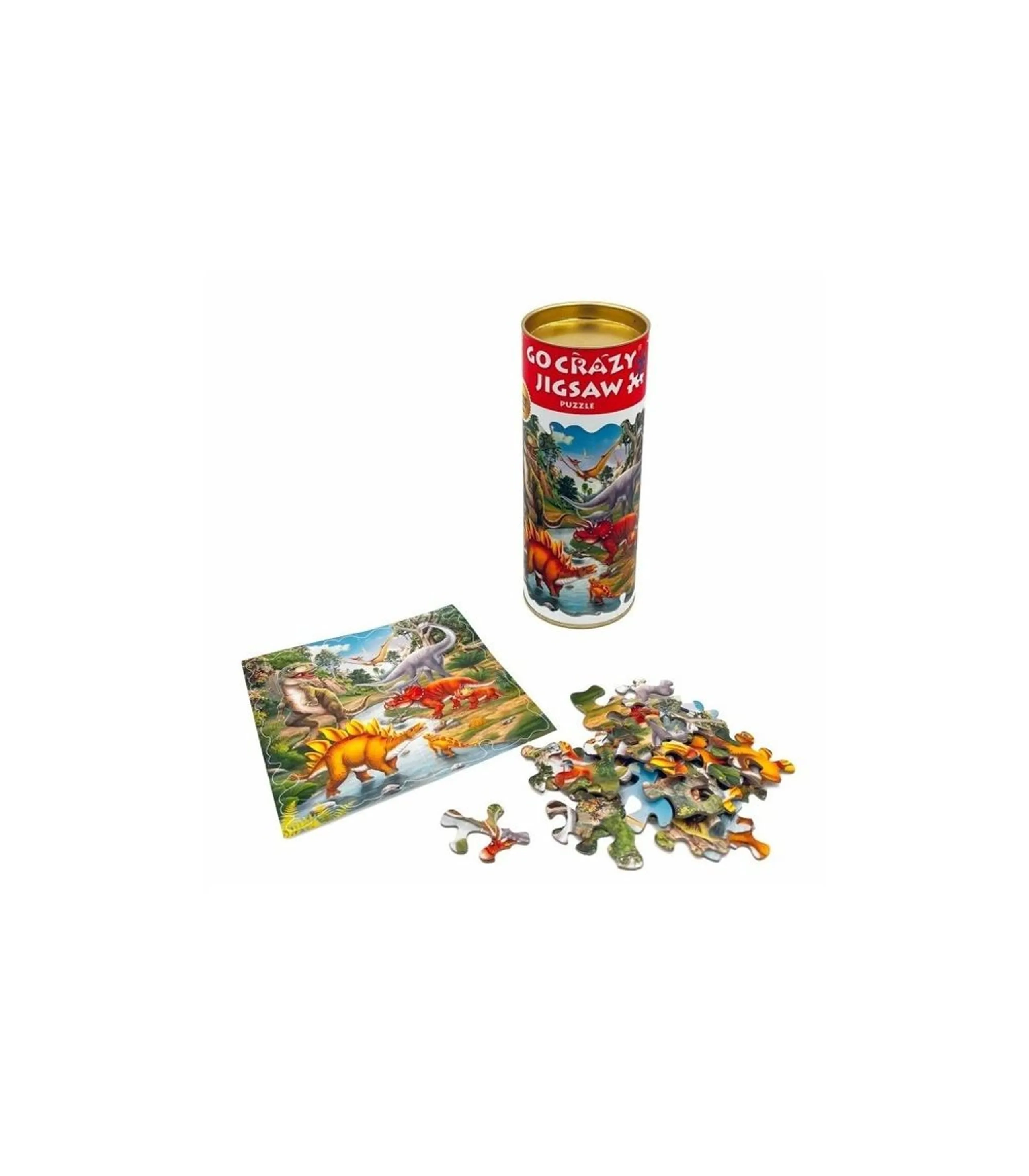 Unikplay Mini Jigsaw Puzzle Tube Dino - 3 years+ 30 pieces