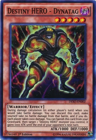 Konami Destiny HERO - Dynatag DESO-EN002 - EN