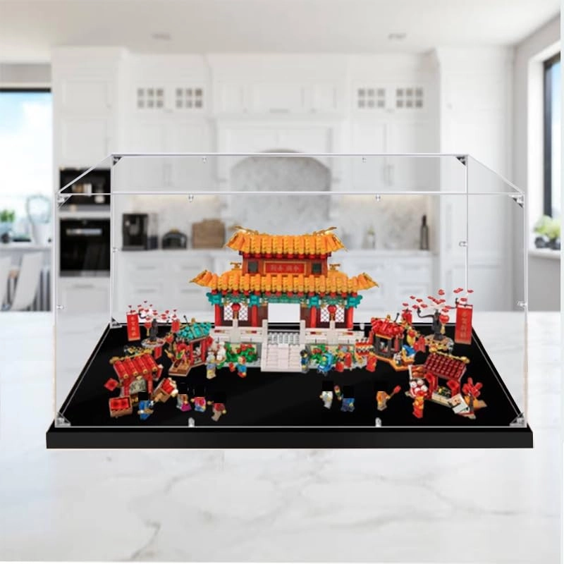 Clear Acrylic Display Case - for Lego 80104 80105 35x30x25cm