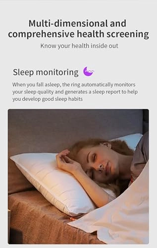 Smart Fitness Ring - Bluetooth Heart Rate Monitor Waterproof