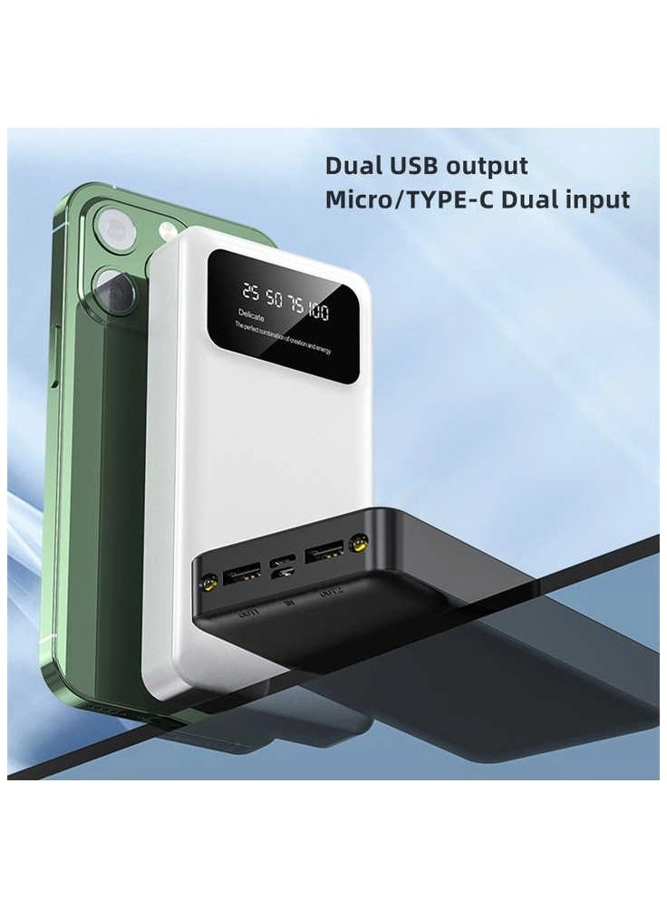 Mini Portable Power Bank - 20000 mAh Fast-Charging 2.0