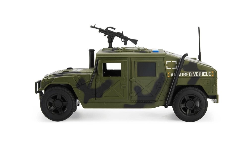 Armed Forces Trooper Armoured Vehicle - Friction-Powered Light & Sound