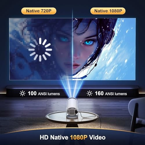 Projector 120 ANSI lumens 1280 x 720P