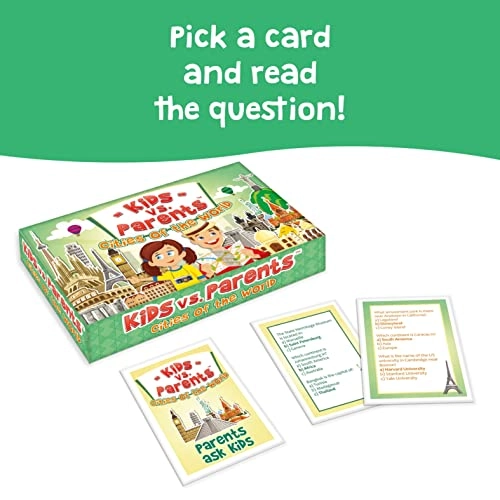 Children vs. Parents: Cities of the World - Card Game
