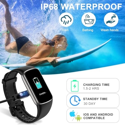 Fitness Tracker - 24/7 Heart Rate 1.47''AMOLED