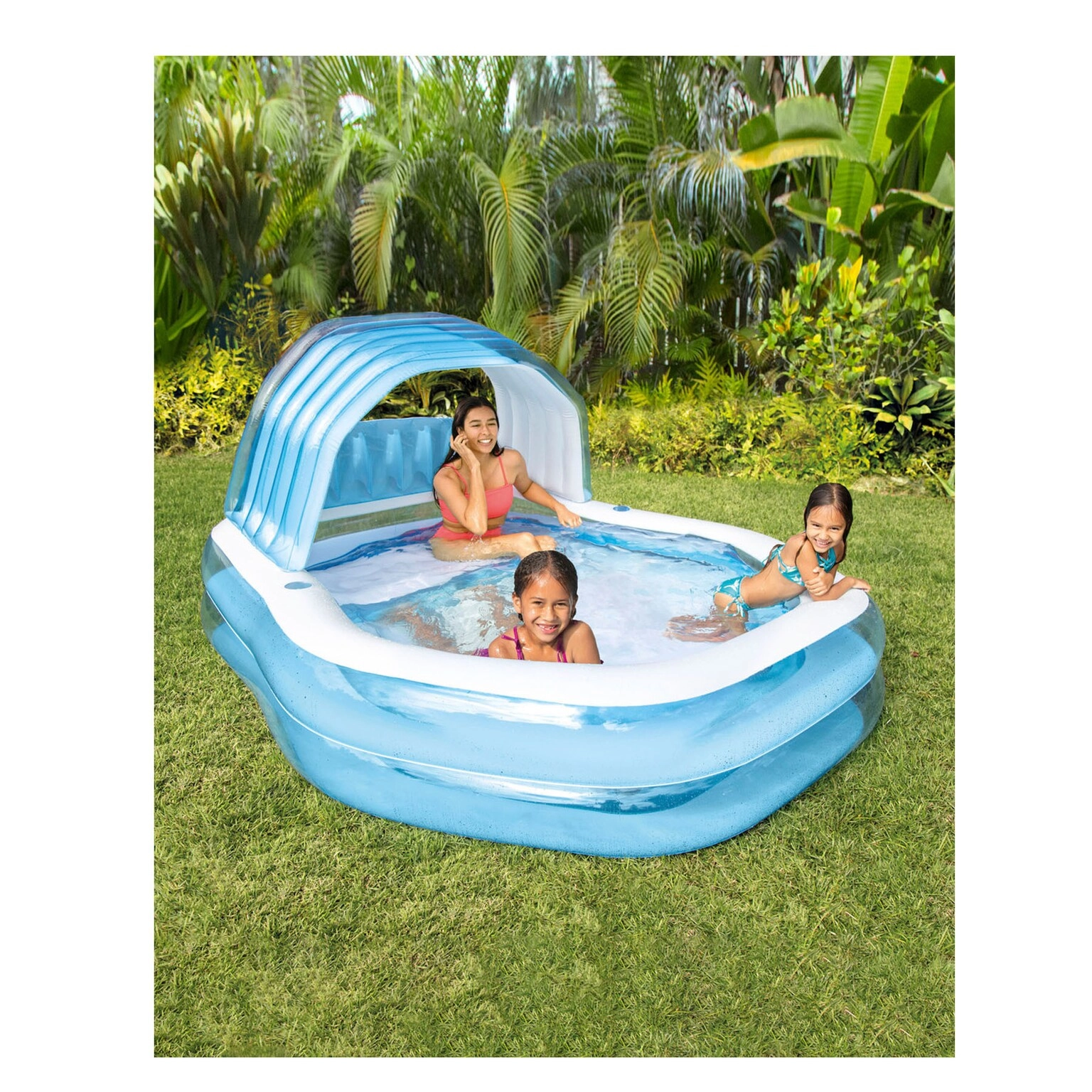 Swim Center Inflatable Family Sunshade Pool - 530 liters
