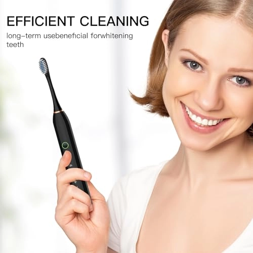 Electric Toothbrush - 8 Brush Heads Travel Case 6 Modes