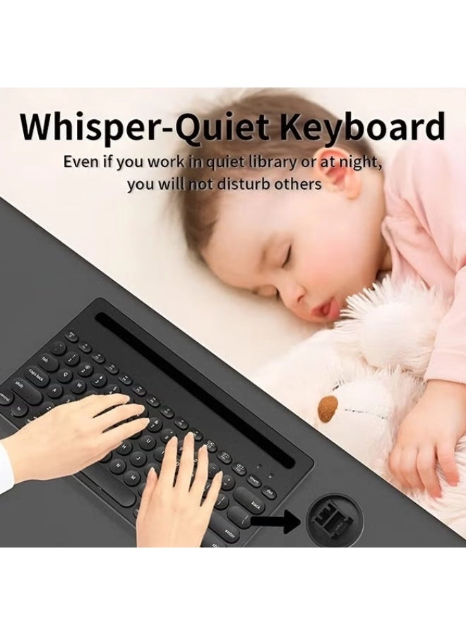 Multi Device Bluetooth Keyboard - Wireless