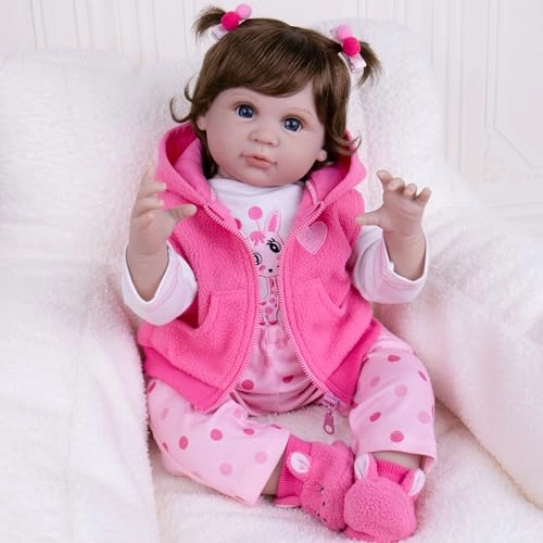 Reborn Baby Doll - 22 inch Vinyl Girl Ages 3+
