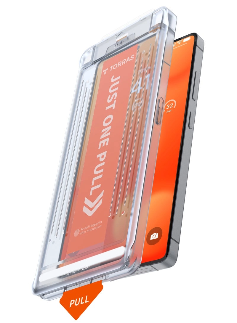 Clear Tempered Glass Screen Protector for Samsung Galaxy S25+