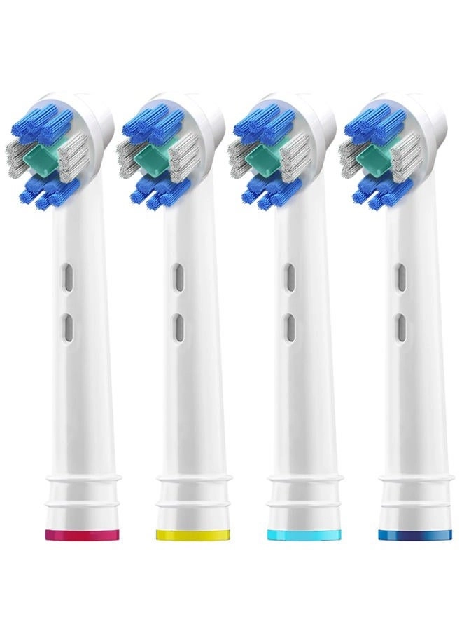 Precision Brush Heads - 4 Count White
