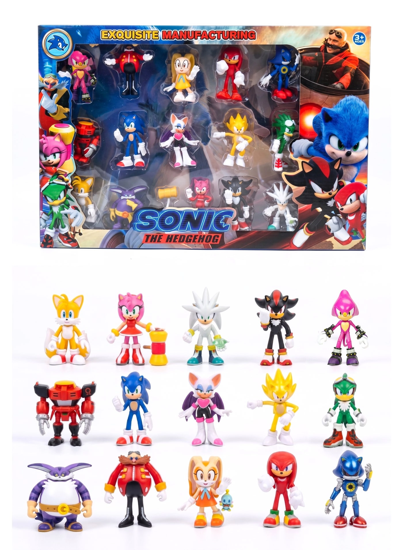 Sonic - Speedsters - 3+ Years 15-Piece
