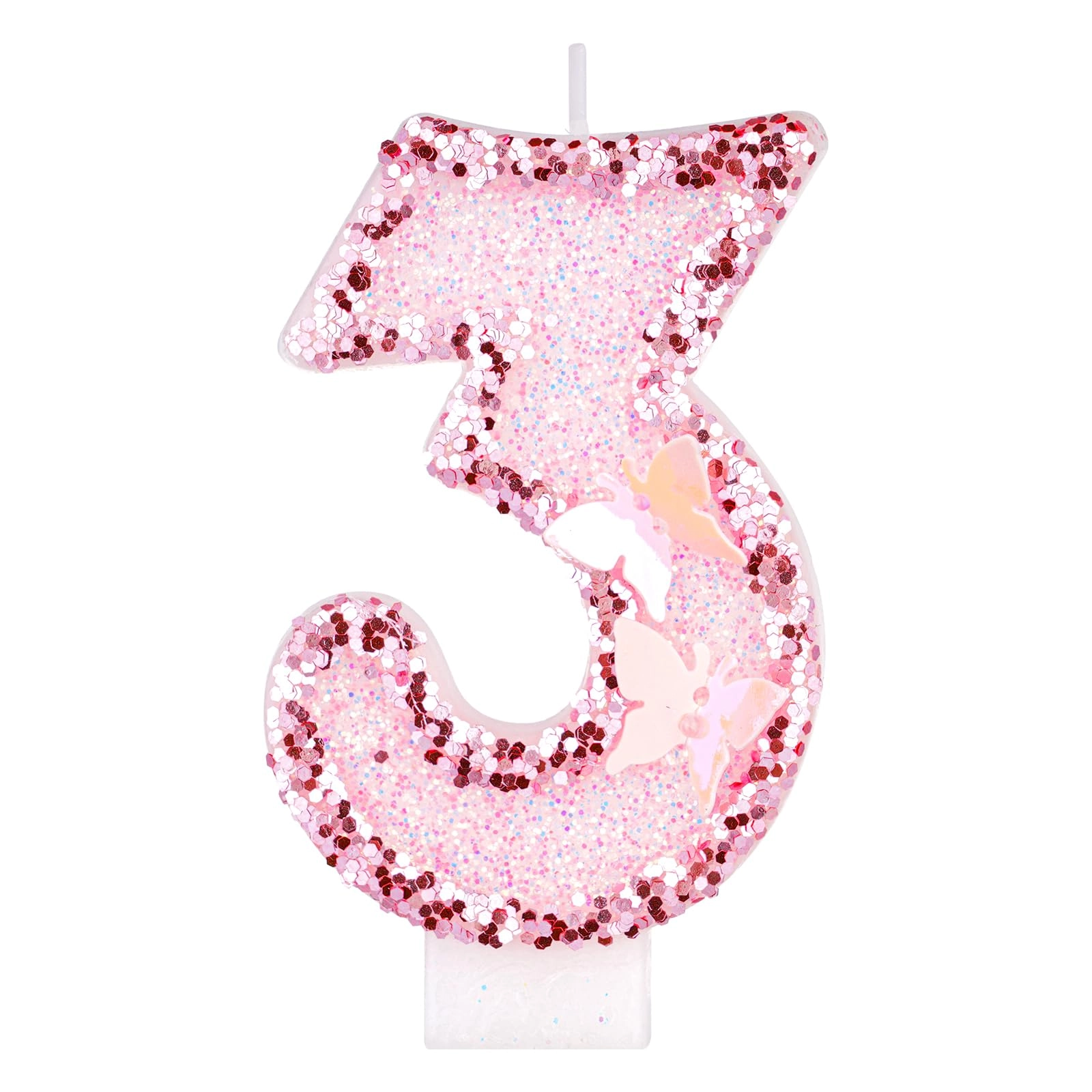 alaoo Butterfly Birthday Candles - 1.0 count Birthday