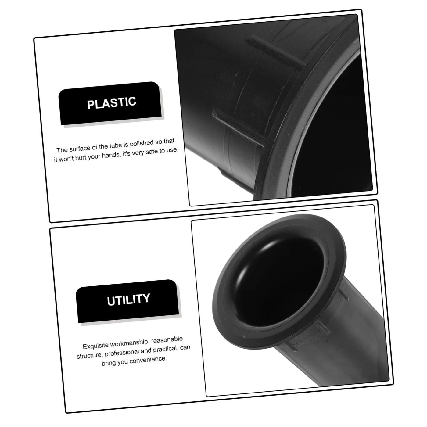 Subwoofer Port Tube - 12Pcs 4 Inch Plastic
