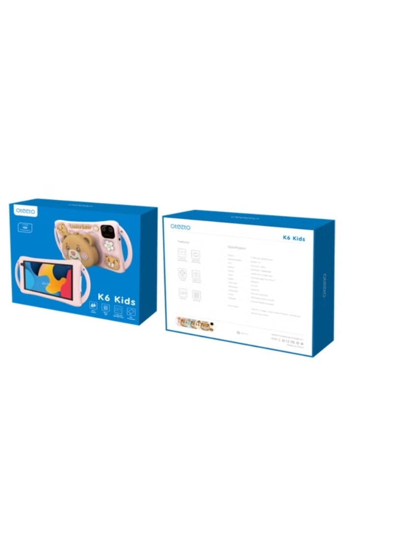 K6 Kids Tablet - 6GB 7 Inch 128GB