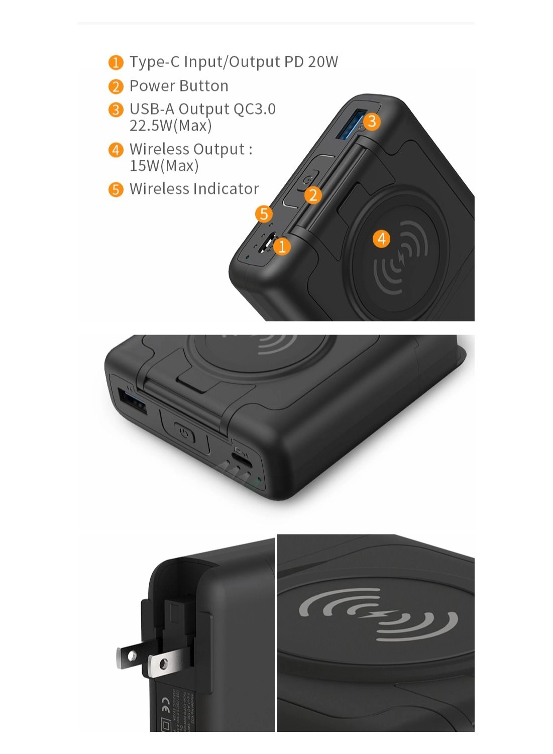 K02-PRO - 10000mAh 20W Fast charging