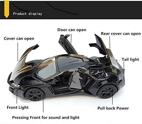 Metal Pullback Car - 1:32 1 pcs