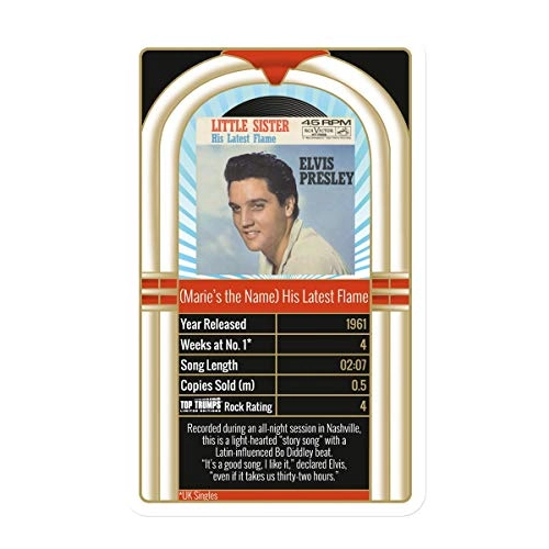 Elvis Top 30 Singles - Card Game