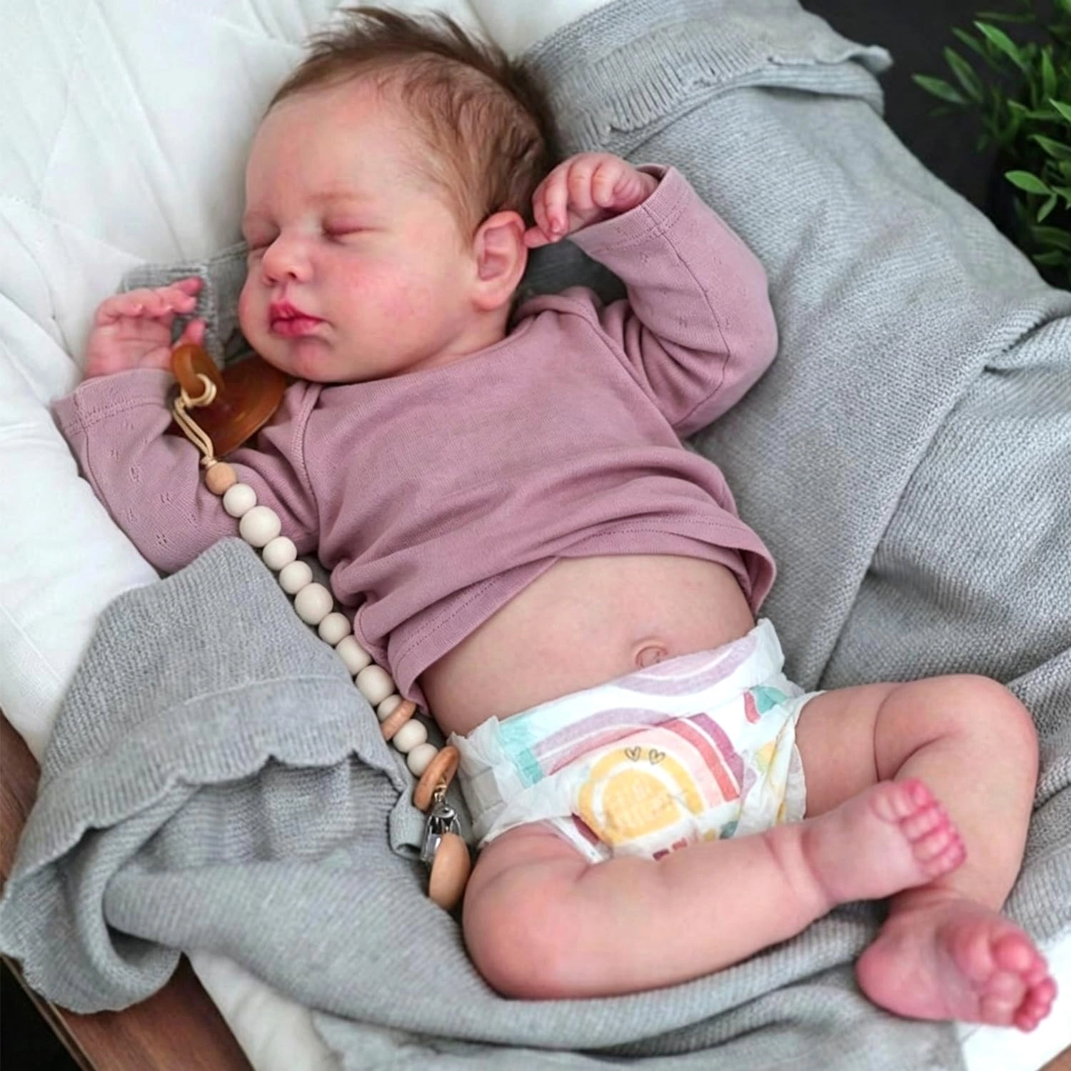 Anano Reborn Baby Doll - 50 cm Vinyl Silicone