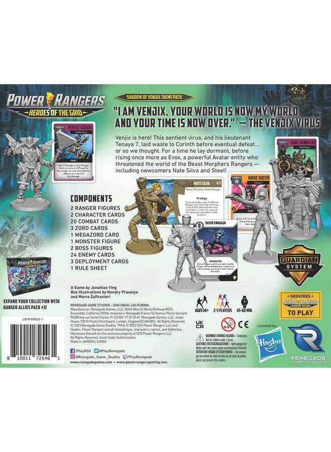 Power Rangers Heroes of The Grid: Shadow of Venjix Theme Pack