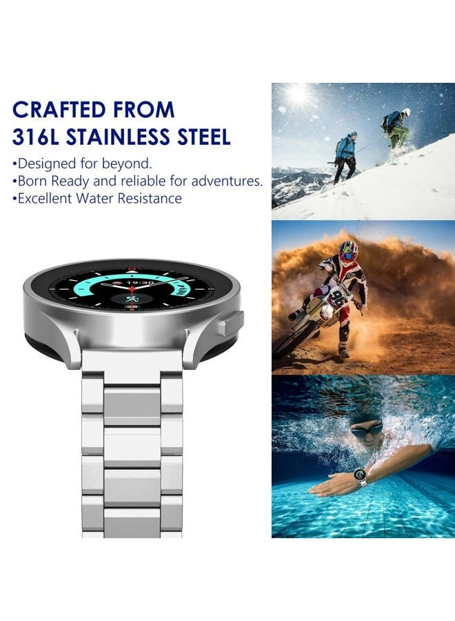 Stainless Steel Band - 20mm Silver Adjustable