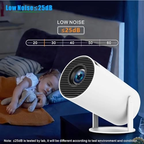 Mini Proyector 4K Portátil 200 ANSI Lumens