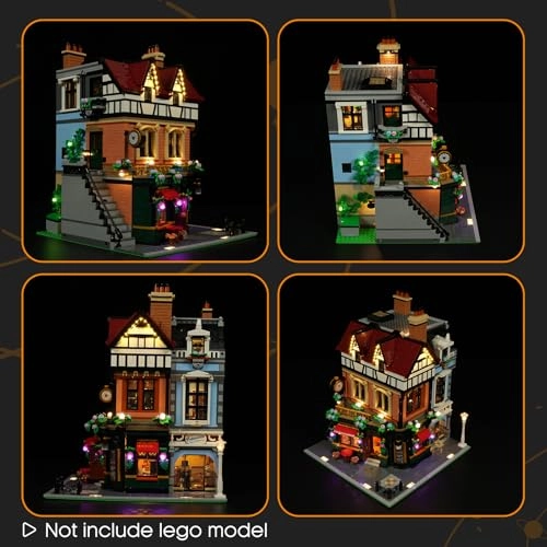 LED Light Kit for LEGO Tudor Corner 10350