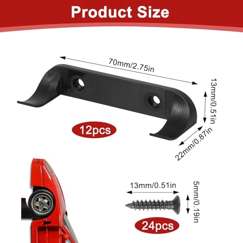Car Model Wall Mount Bracket - 12 Pieces for Lego Car