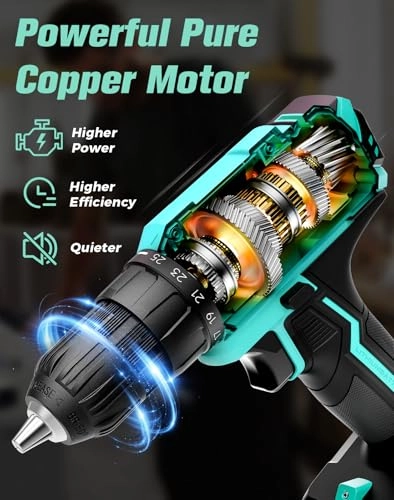 Cordless Drill Set - 20 Volts