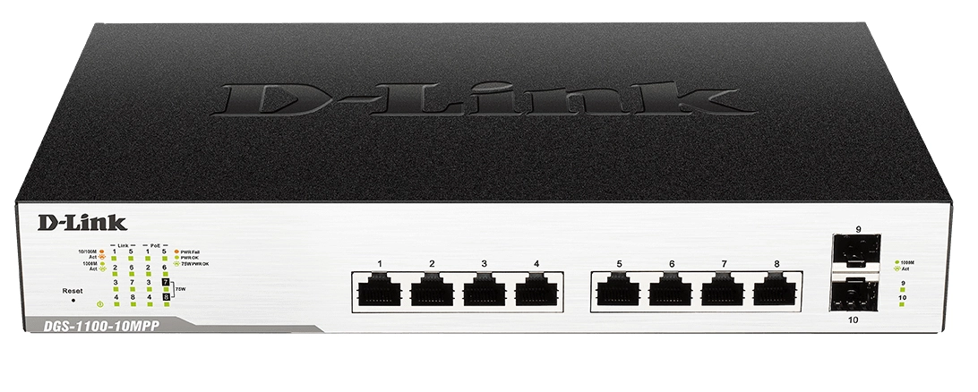 DGS-1100-10MPV2/E 10-Ports