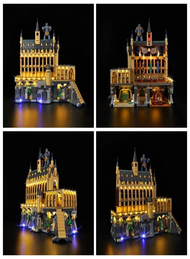 LED Light Kit - Compatible with Lego Hogwarts Castle The Great Hall 76435 Lights Only