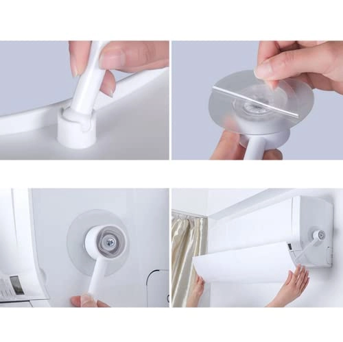 Universal Hollow Anti Direct Blowing Air Condition Wind Deflector - White 580 g