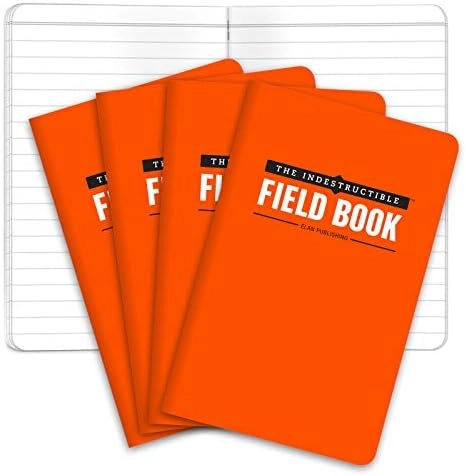 Indestructible Field Notebook 3.5"x5.5" - Lined 48 Pages